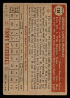 1952 Topps #115 Red Munger Poor  ID: 371429