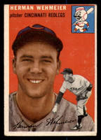 1954 Topps #162 Herm Wehmeier Very Good  ID: 371660