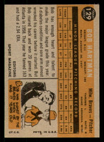 1960 Topps #129 Bob Hartman RS Ex-Mint  ID: 371797