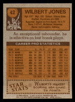 1978-79 Topps #42 Wilbert Jones Near Mint 