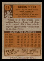 1978-79 Topps #15 Chris Ford Near Mint 