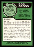 1977-78 Topps #11 Bob Gross Near Mint RC Rookie  ID: 371981