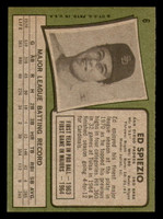 1971 Topps #6 Ed Spiezio Ex-Mint  ID: 372459