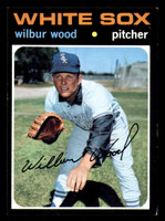 1971 Topps #436 Wilbur Wood Ex-Mint  ID: 372889