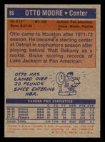 1972-73 Topps #86 Otto Moore Near Mint  ID: 373323