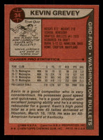 1979-80 Topps #34 Kevin Grevey Ex-Mint  ID: 373491