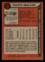 1979-80 Topps #42 Foots Walker Ex-Mint 