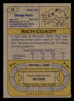 1974 Topps #18 Rich Coady Miscut Bears ID:373786