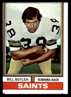 1974 Topps #118 Bill Butler Miscut Saints ID:373849