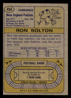 1974 Topps #454 Ron Bolton Near Mint 
