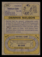 1974 Topps #334 Dennis Nelson Near Mint 
