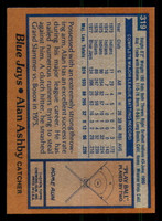 1978 Topps #319 Alan Ashby Near Mint  ID: 374628