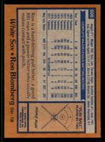 1978 Topps #506 Ron Blomberg Near Mint+  ID: 374807