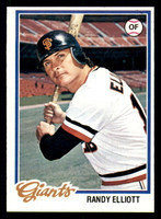 1978 Topps #719 Randy Elliott Ex-Mint RC Rookie 