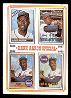 1974 Topps #5 Hank Aaron 1966-69 Very Good  ID: 375126
