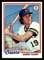 1978 Topps #173 Robin Yount UER Very Good  ID: 375446