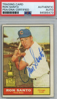 1961 Topps Ron Santo Signed Auto PSA/DNA Cubs