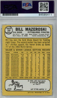 1968 Topps Bill Mazeroski Signed Auto PSA/DNA Pirates