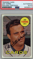 1969 Topps Joe Torre Signed Auto PSA/DNA St. Louis Cardinals
