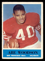 1964 Philadelphia #166 Abe Woodson Very Good  ID: 375827