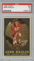 1958 Topps #60 Gern Nagler PSA 5 EX 