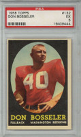 1958 Topps #132 Don Bosseler PSA 5 EX RC Rookie  ID: 377423