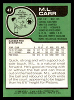 1977-78 Topps #47 M.L. Carr Near Mint RC Rookie  ID: 377943