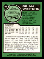 1977-78 Topps #48 Brian Winters Near Mint  ID: 377944