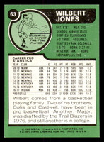 1977-78 Topps #63 Wilbert Jones Excellent 