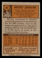 1978-79 Topps #36 Mickey Johnson Ex-Mint 