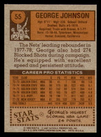 1978-79 Topps #55 George Johnson Near Mint+  ID: 378516