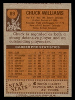 1978-79 Topps #89 Chuck Williams Miscut Clippers