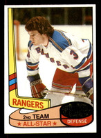 1980-81 Topps #90 Barry Beck AS Near Mint+  ID: 378665