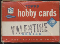 1960 Topps Hobby Cards Vending Box Empty  Funny Valentine  #*sku35287