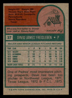 1975 Topps #37 Dave Freisleben Near Mint  ID: 379455