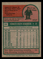 1975 Topps #59 Ken Henderson NM-Mint  ID: 379474