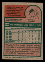 1975 Topps #597 Winston Llenas NM-Mint  ID: 379873