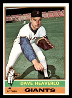 1976 Topps #213 Dave Heaverlo Near Mint RC Rookie 