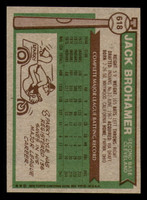 1976 Topps #618 Jack Brohamer Ex-Mint 