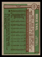 1976 Topps #655 Mike Vail Ex-Mint RC Rookie 
