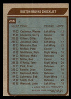 1979-80 Topps #245 Boston Bruins TC Ex-Mint  ID: 381233