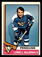 1974-75 O-Pee-Chee #30 Lowell MacDonald UER Excellent+ 