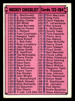 1974-75 O-Pee-Chee #162 Checklist Marked