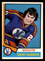 1974-75 O-Pee-Chee #335 Dave Hudson Excellent+ 