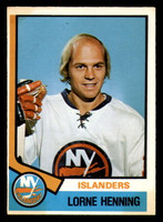 1974-75 O-Pee-Chee #367 Lorne Henning Very Good 