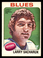1975-76 O-Pee-Chee #76 Larry Sacharuk Excellent+ RC Rookie 