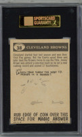 1959 Topps #38 Browns Pennant SGC 6 EX-Mint 