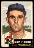1953 Topps #107 Danny O'Connell DP Writing on Card Pirates DP ID:382549