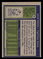 1972 Topps #14 Dave Parks Ex-Mint 