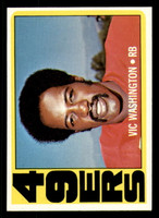 1972 Topps #22 Vic Washington Near Mint+ RC Rookie  ID: 382769